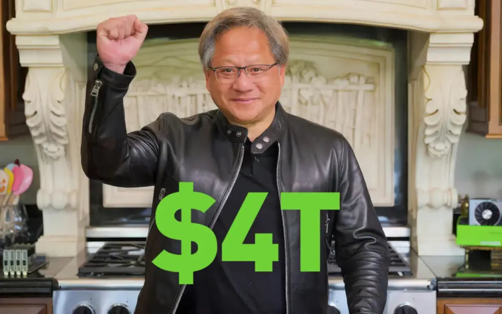 NVIDIA rompe la barrera de los 4 billones