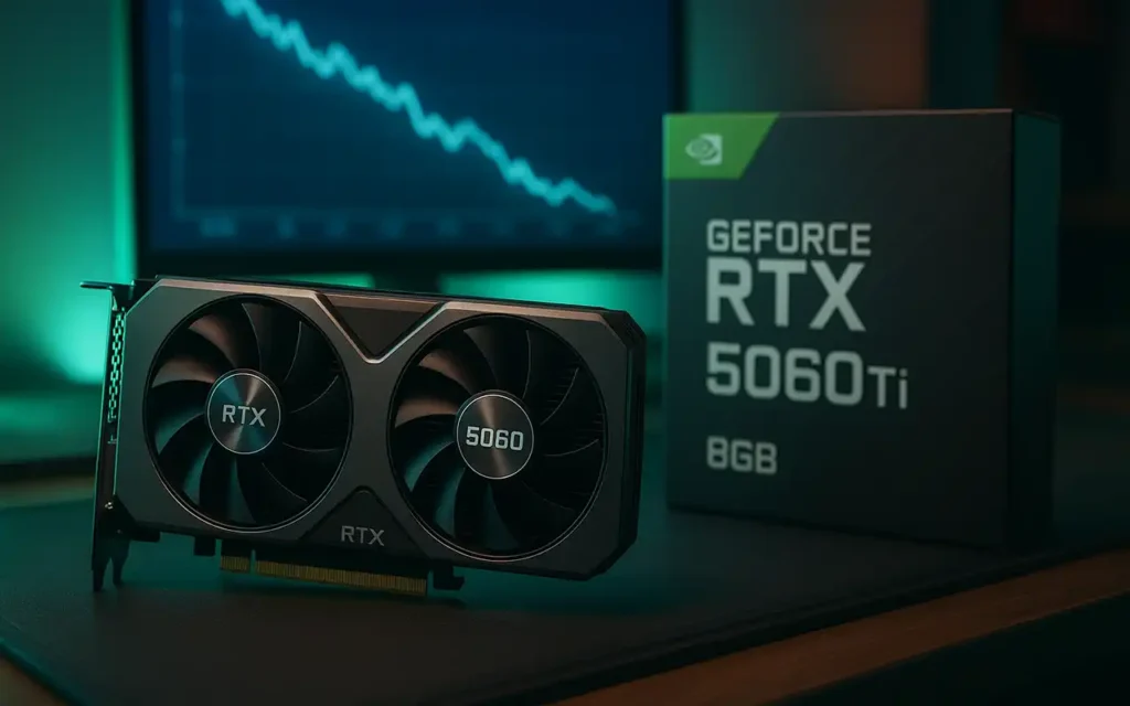 RTX 5060 Ti de 8 GB caida de precio