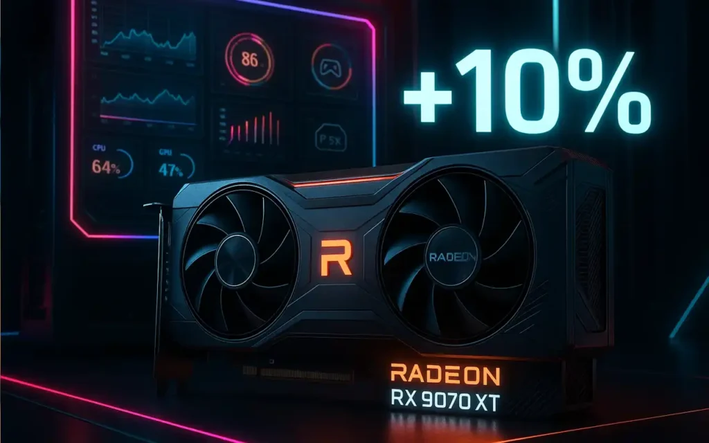 Mejora el rendimiento de la RX 9070 XT