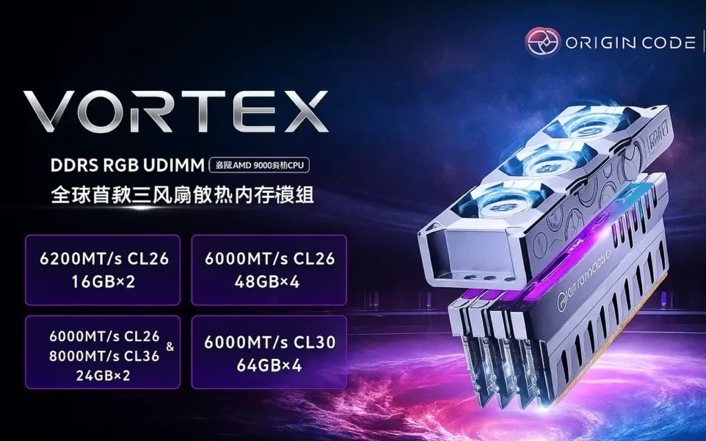 DDR5 Origin Code VORTEX