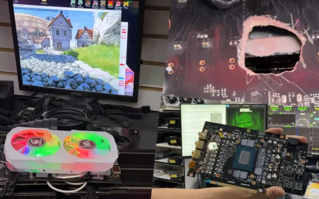 RTX 5070 Ti revive gracias a RX 580