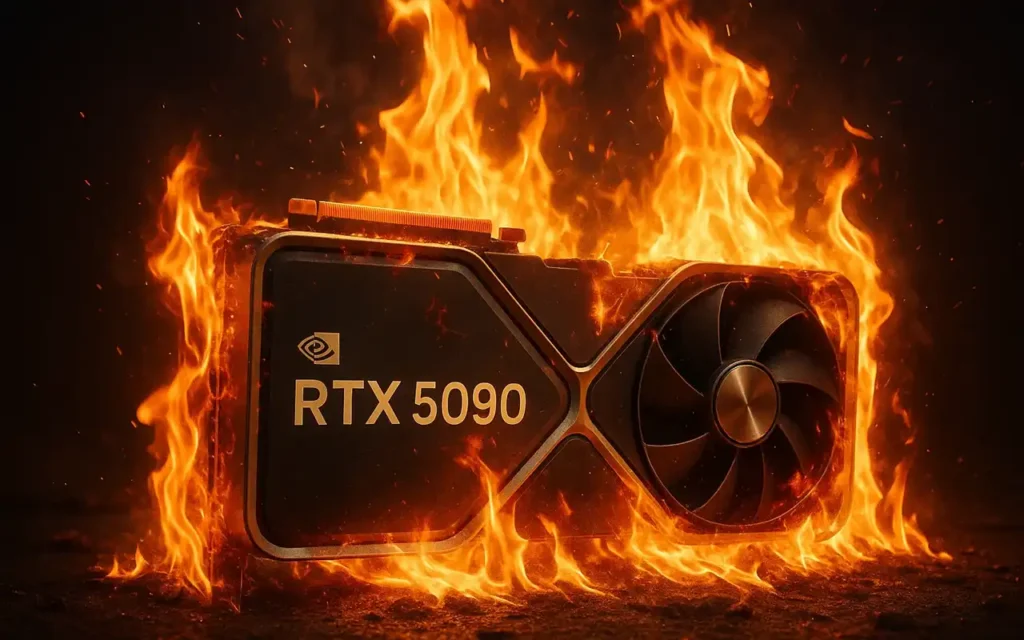 RTX 5090 quemadas
