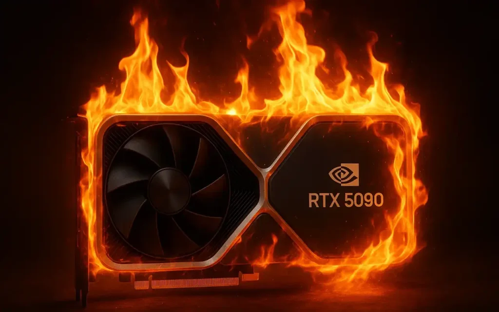 RTX 5090 se quema