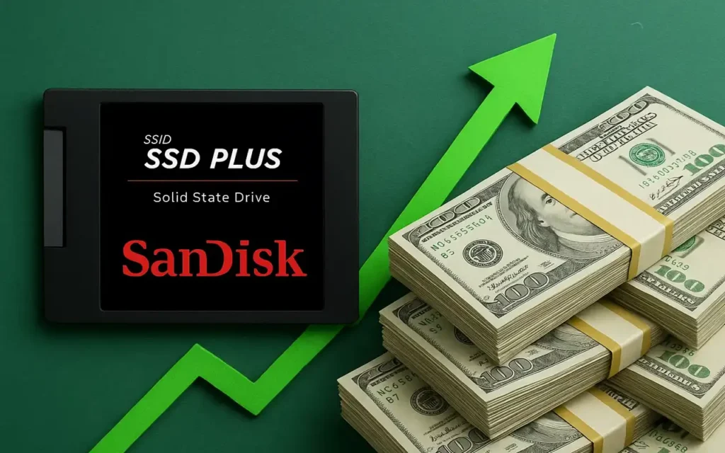 SandDisk Memoria Subida de precio