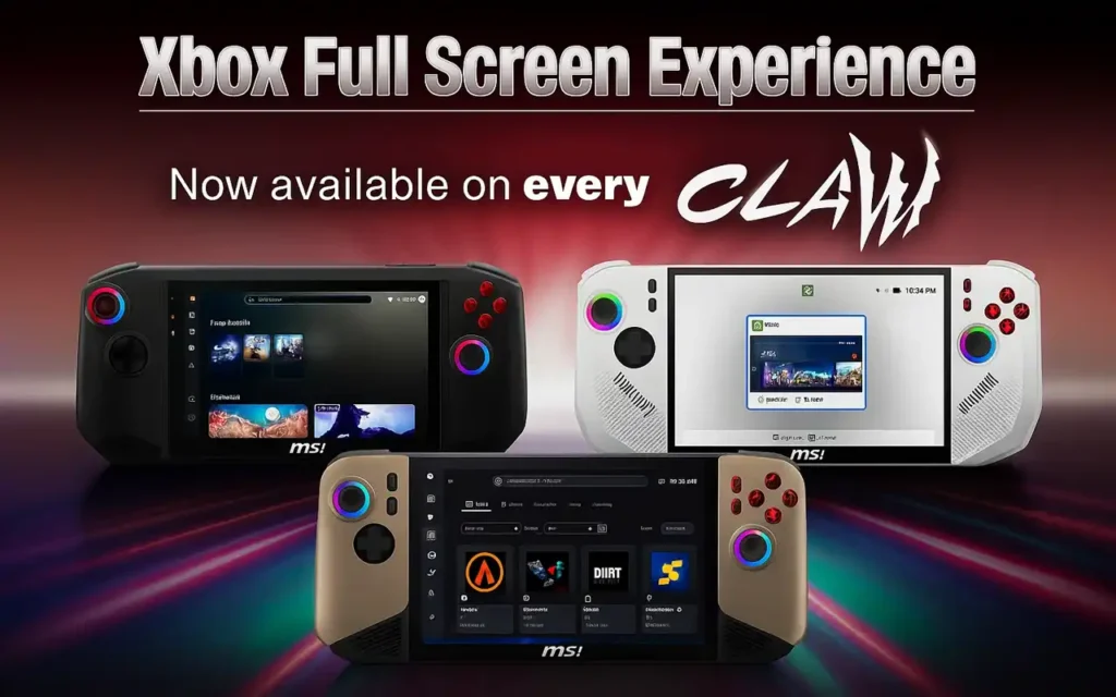 Xbox Full Screen Claw