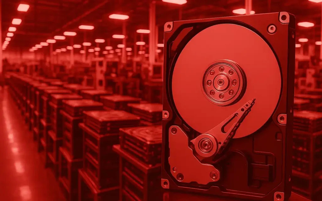 escasez de discos duros