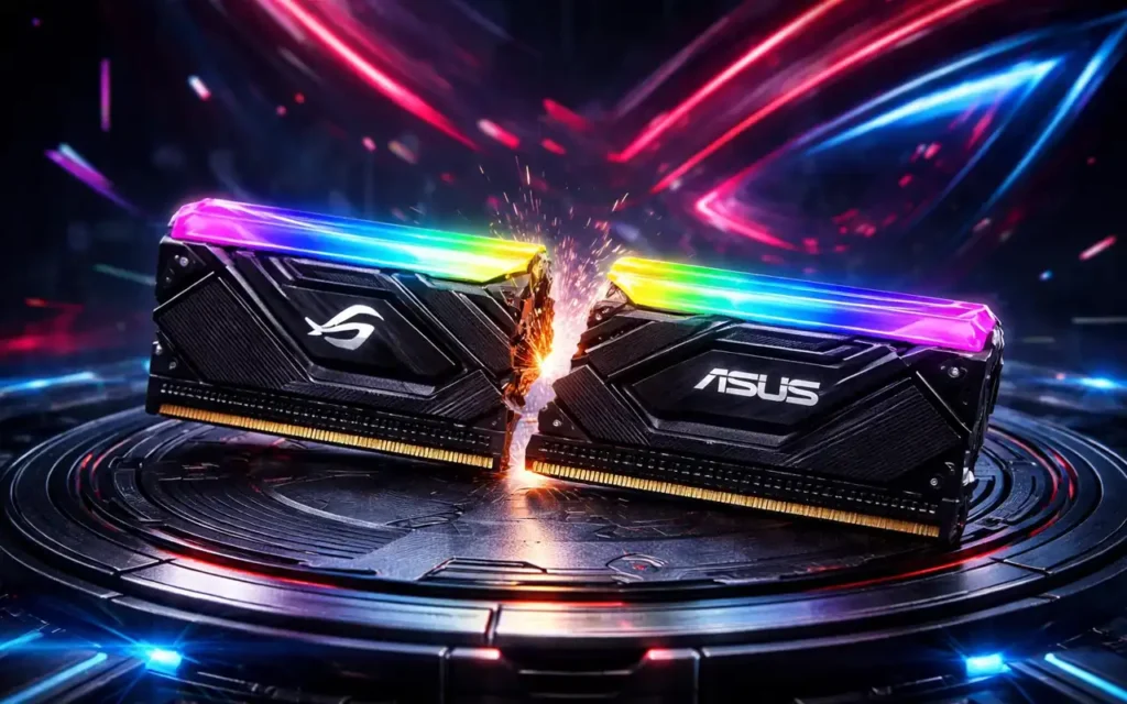 ASUS producción memoria DRAM