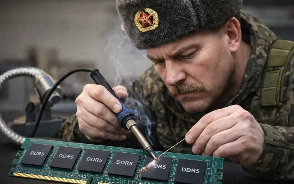 DDR5 fabricada artesanalmente