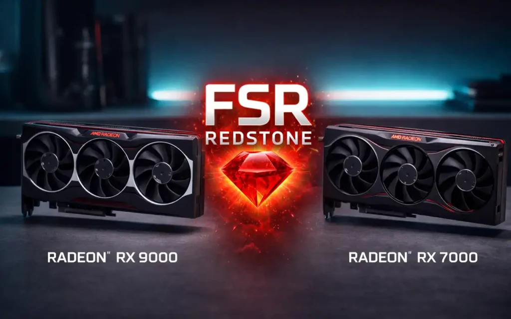 FSR Redstone RX 7000 vs RX 9000