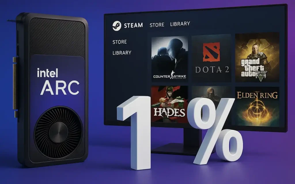 Intel Arc cuota mercado