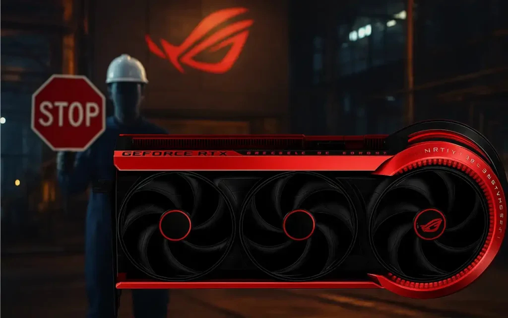 ROG MATRIX RTX 5090 stop