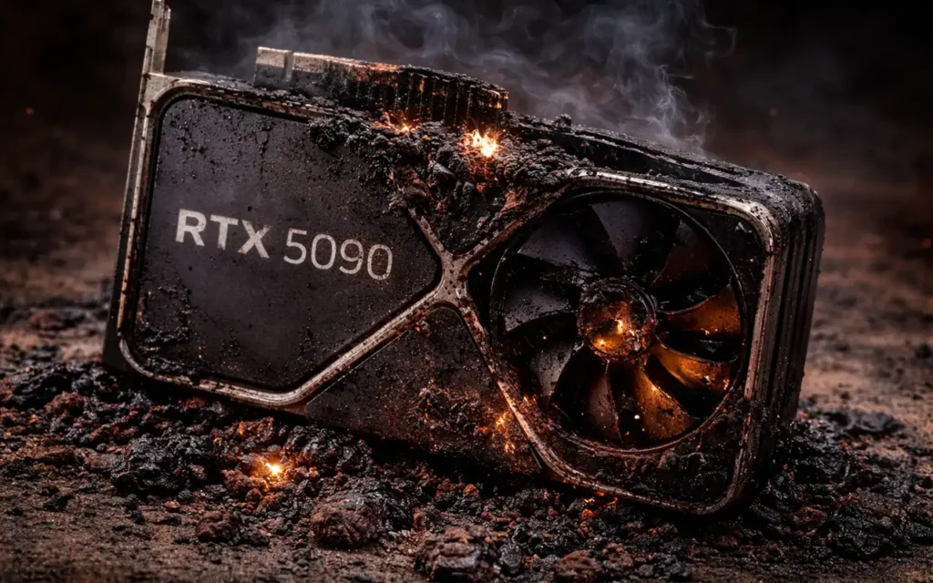 RTX 5090 cable incendio