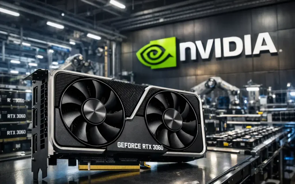 GeForce RTX 3060 producción