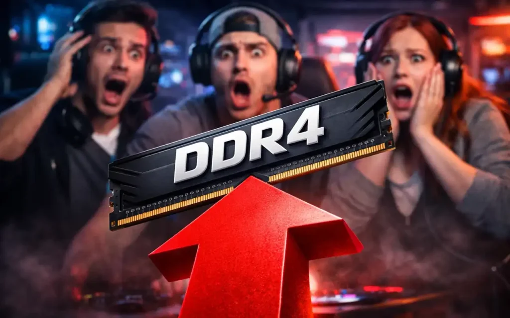 Precio RAM DDR4 sube