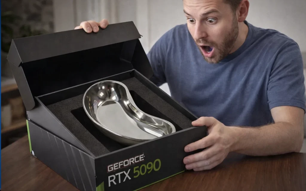 RTX 5090 estafa Amazon