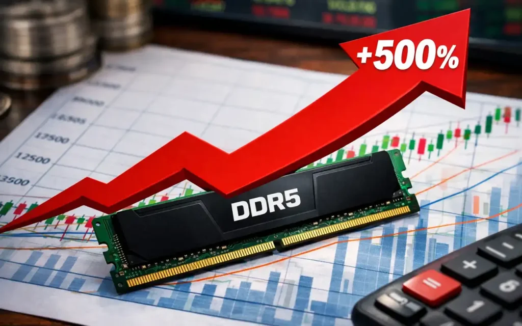 precio memoria RAM DDR5