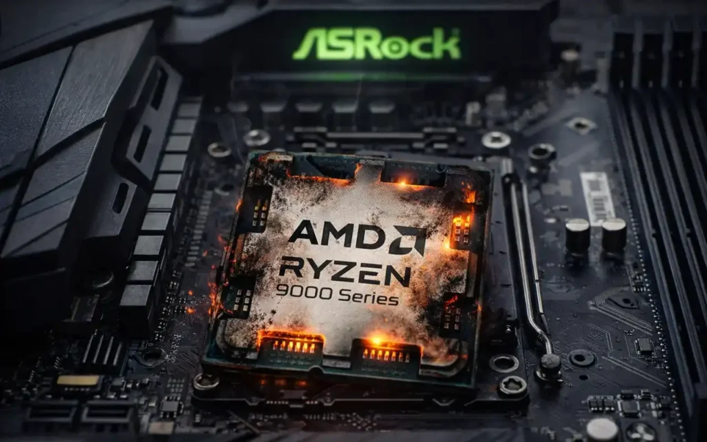 Ryzen 9000 quemados ASRock