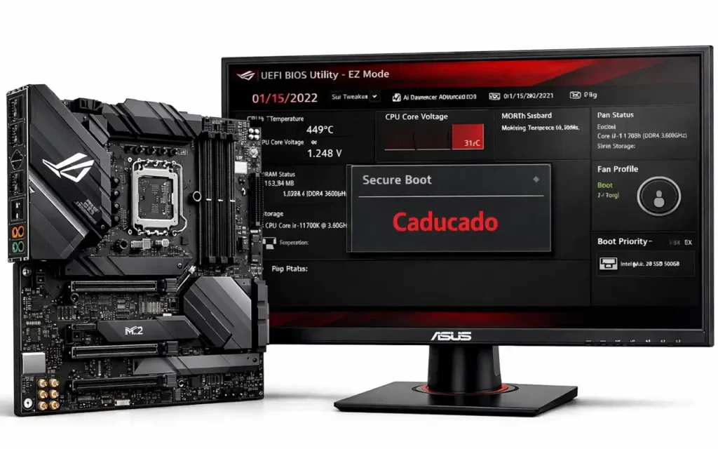 certificados Secure Boot Microsoft